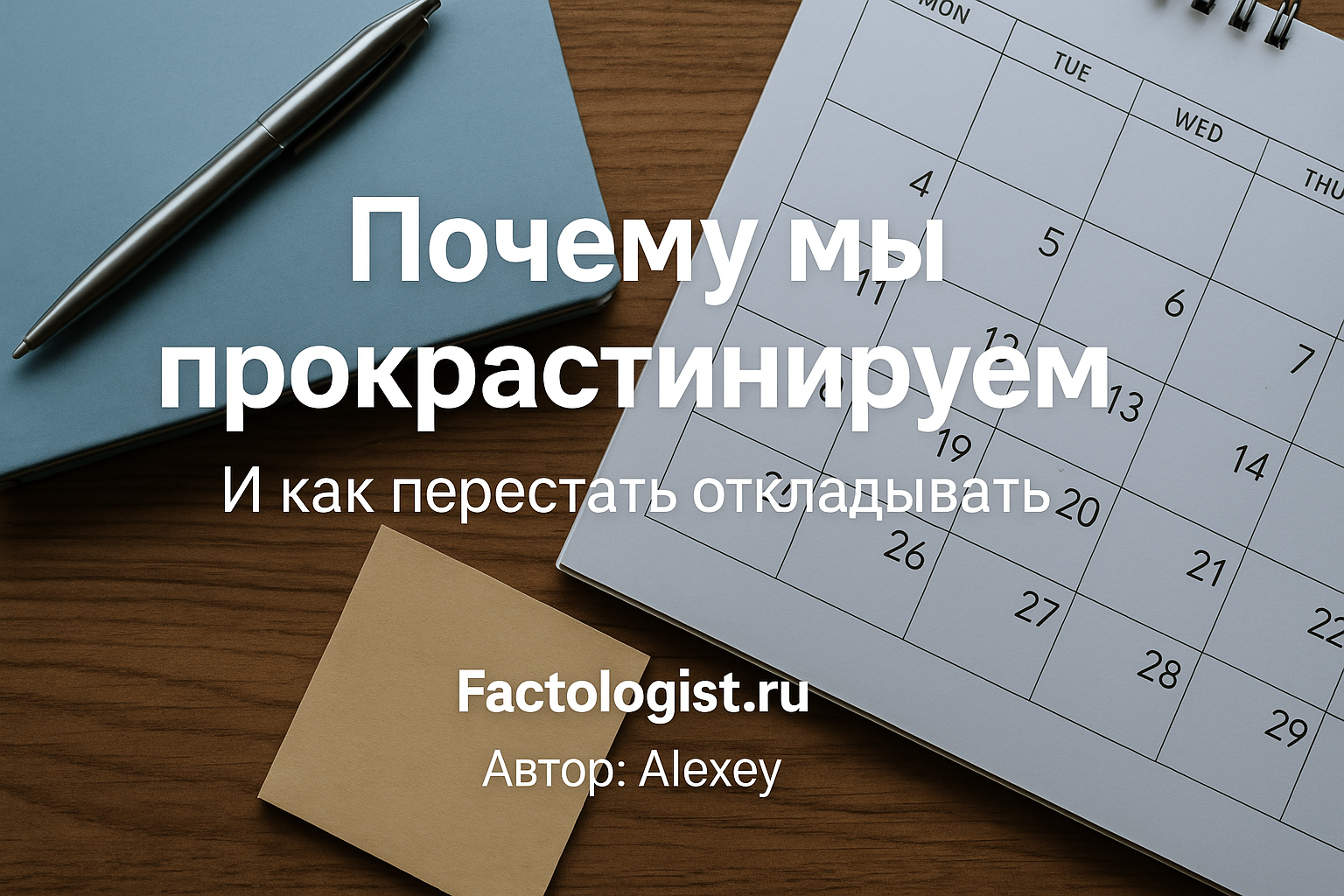 Почему мы прокрастинируем — и как перестать откладывать дела